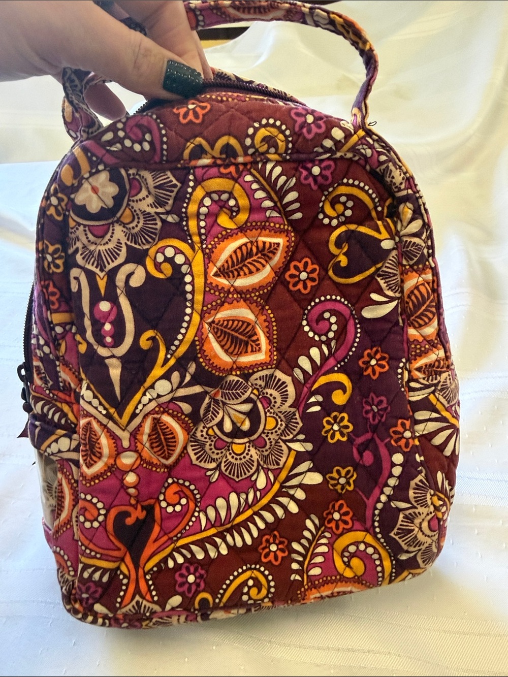 Vera Bradley Quilted - RETIRED SAFARI SUNSET Lunch Bag - Picture 5 of 5